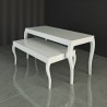 Table d'exposition L.120 ou 80 cm, mobilier professionnel pour agencement et équipement de magasin, tables d'exposition, table m