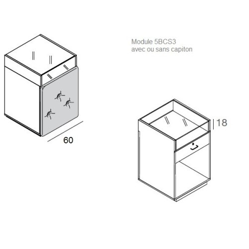 Comptoir de caisse et d'accueil à composer pour agencement de commerce, boutique, bureau, magasin Store 