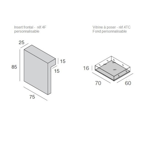Comptoir de caisse et d'accueil Working à composer et entièrement personnalisable pour l'agencement de boutique