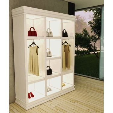 Armoire d'exposition L.190 x H.245 cm, mobilier professionnel pour agencement et équipement de magasin, commerce, montpellier, p