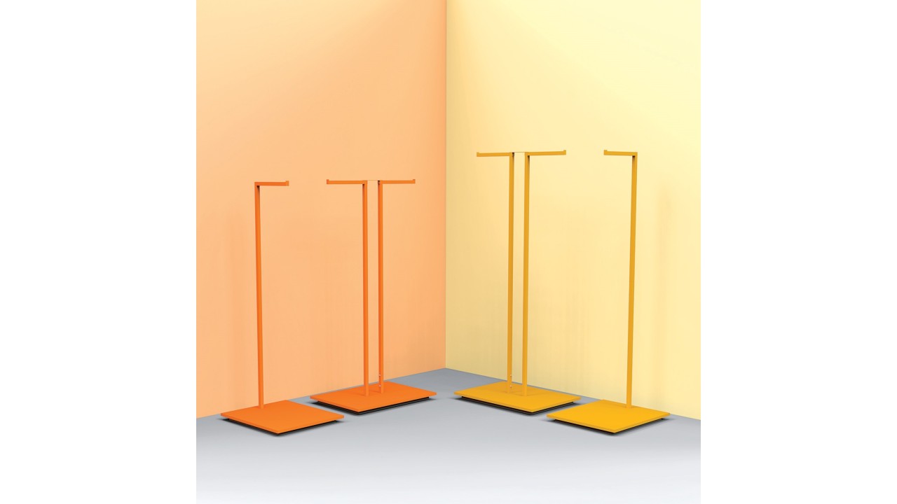 Portant vêtement en bois