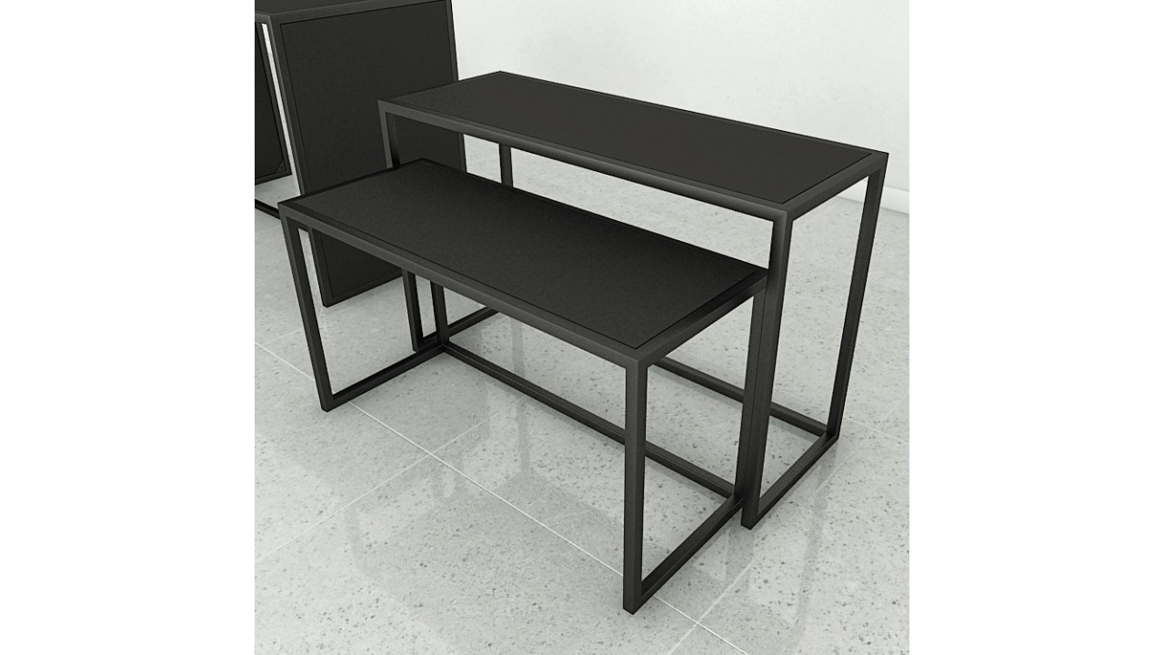 Table d'exposition pour magasin retail design