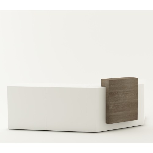 Comptoir de caisse et d'accueil Working à composer et entièrement personnalisable pour l'agencement de boutique