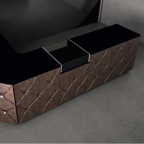 Comptoir de caisse et d'accueil à composer pour agencement de commerce, boutique, bureau, magasin Store 