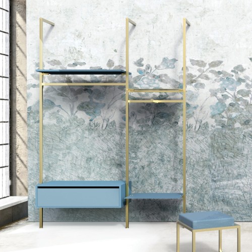 Etagère bois L.87 cm Agencement mural Retail Design
