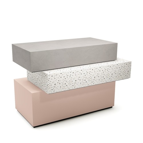 Comptoir de caisse METEORE 2 & 3 à personnaliser. Une autre idée de l'agencement de magasin