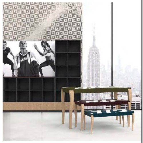 Table d'exposition L.120 ou 80 cm, mobilier professionnel pour agencement et équipement de magasin, tables d'exposition, table m