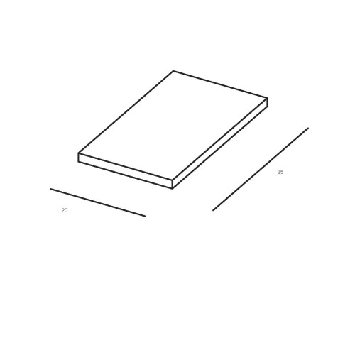 Étagère bois L.115 cm avec support étagère en métal. Agencement de boutique L3 pour panneau muraux