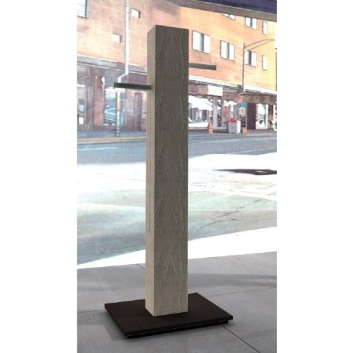 Totem magasin double face avec Crémaillère L3. Agencement de magasin modulable et design. Equipement de magasin Montpellier 