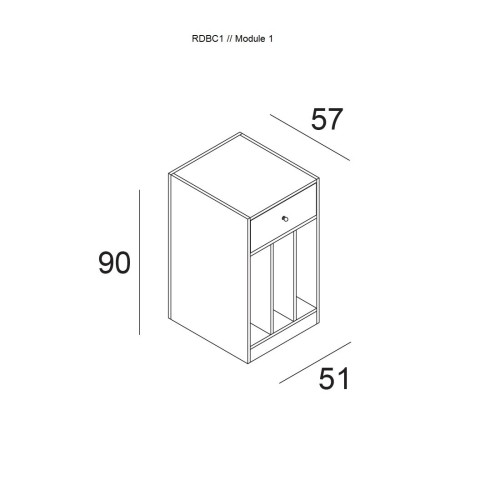 Module pour aménagement de Comptoir caisse, comptoir d'accueil, comptoir magasin Retail Design
