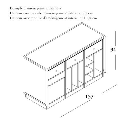 Module pour aménagement de Comptoir caisse, comptoir d'accueil, comptoir magasin Retail Design