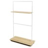 Portant avec crémaillère. Portant évolutif et modulable au design soigné. Mobilier professionnel pour l'agencement de magasin