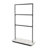 Portant avec crémaillère. Portant évolutif et modulable au design soigné. Mobilier professionnel pour l'agencement de magasin