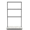 Portant avec crémaillère. Portant évolutif et modulable au design soigné. Mobilier professionnel pour l'agencement de magasin
