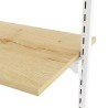 Portant avec crémaillère. Portant évolutif et modulable au design soigné. Mobilier professionnel pour l'agencement de magasin