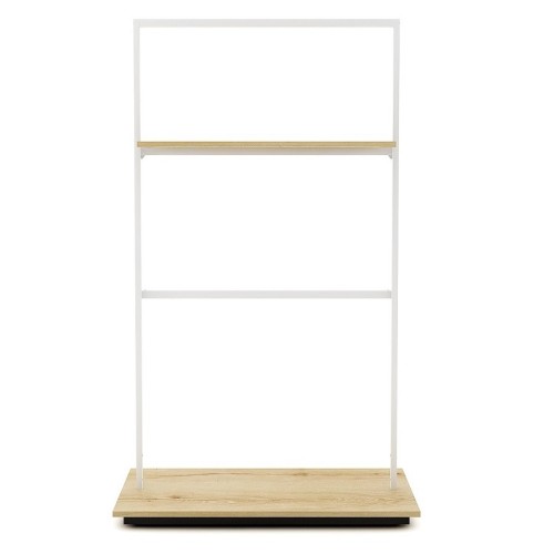 Portant avec crémaillère. Portant évolutif et modulable au design soigné. Mobilier professionnel pour l'agencement de magasin
