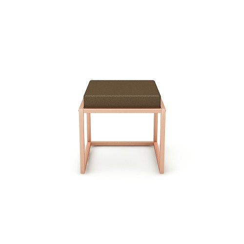 Assise pour cabine d'essayage et espace essayage. Mobilier professionnel pour agencement de magasin