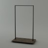 Portant vêtement Bois et Métal Retail Design pour un agencement de magasin Design