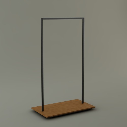 Portant laiton pour agencement de magasin, portant vetement doré grand hauteur