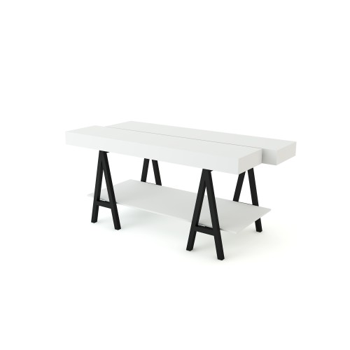 Table d'exposition ARCHI, table de présentation marchande pour agencement de magasin montpellier design, mobilier professionnel.