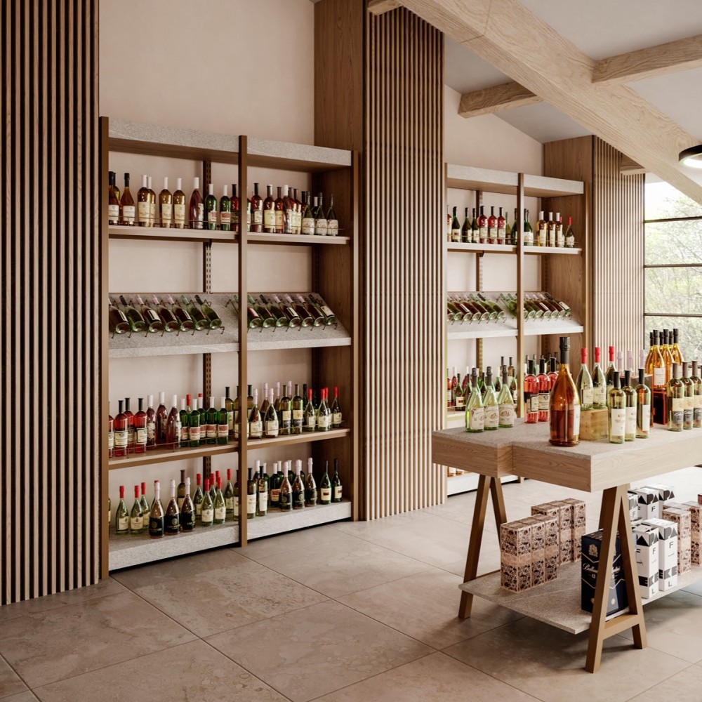 Présentoir bouteille de Vin pour Cave à Vin Professionnelle