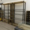 Etagère en verre pour aménager la structure autoporté de la collection ARCHI. Présentoir professionnel pour bouteille de vin.