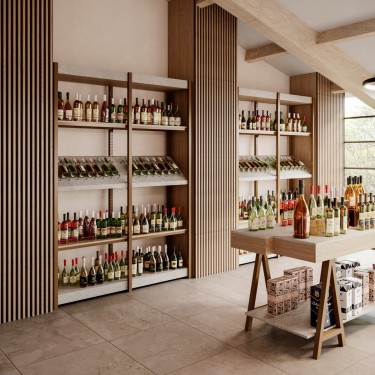 Meuble cave à vin professionnel. Agencement Cave à vin