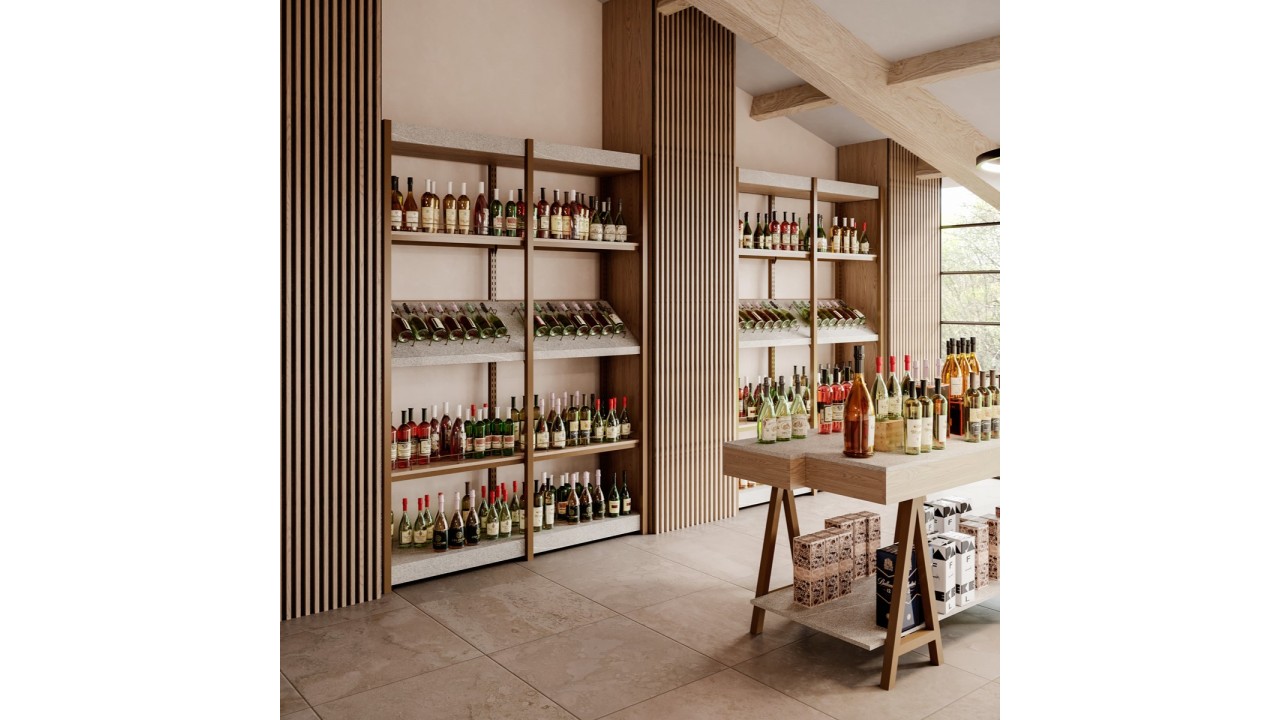 Meuble cave à vin professionnel. Agencement Cave à vin