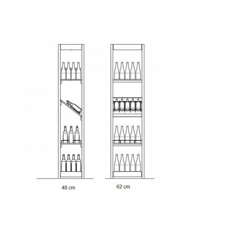 Mobilier professionnel pour caviste, hotel, bar, restaurant, épicerie fine. Aménagement Cave à Vin.