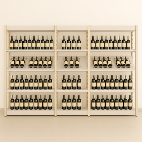 Mobilier professionnel pour caviste, hotel, bar, restaurant, épicerie fine. Aménagement Cave à Vin.