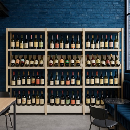 Mobilier professionnel pour caviste, hotel, bar, restaurant, épicerie fine. Aménagement Cave à Vin.
