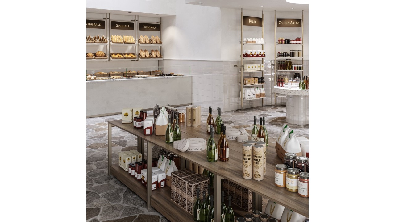 Ilot central centrale cave à vin en bois et métal. Ilot central professionnel pour exposition de bouteilles de vin.