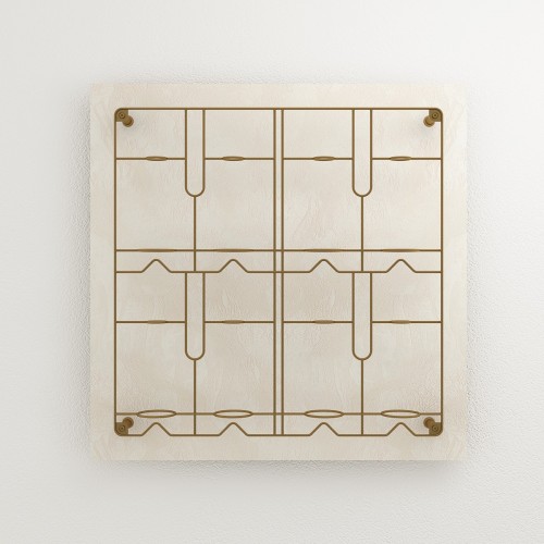 Présentoir mural pour bouteille de vin design et innovant en bois et métal. Agencement cave à vin.