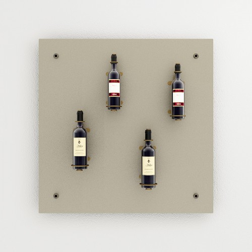 présentoir bouteille de vin aimanté. agencement cave à vin. meuble cave à vin design